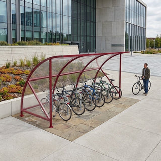 Open Front Cycle Shelter – 12 Bike Large Bike Parking
