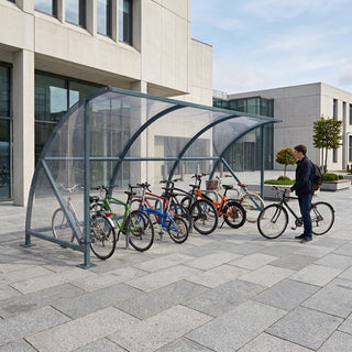 Open Front Cycle Shelter – 12 Bike Large Bike Parking