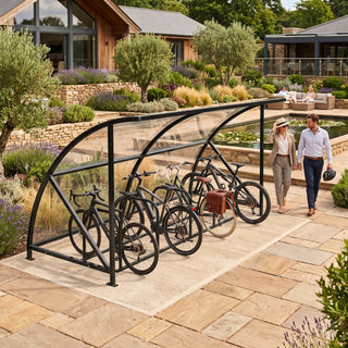 Cycle Shelter 10 Bike Open Front Secure Bike Storage