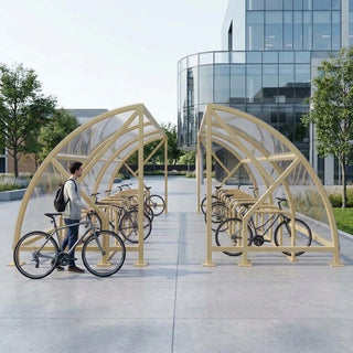 Premium 28-Cycle Open Compound Bike Shelter