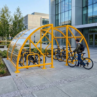 Premium Salisbury 20-Bike Open Compound Shelter