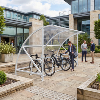 Cycle Shelter 10 Bike Open Front Secure Bike Storage