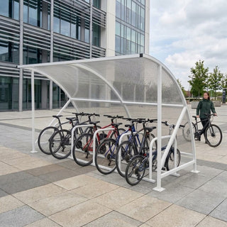Open Front Cycle Shelter – 14 Bike Capacity Bicycle Storage